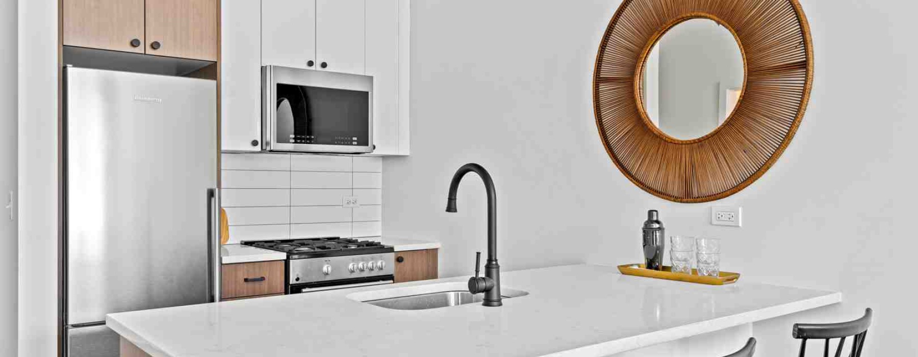 Apartments with quartz countertops - Apartments with quartz countertops