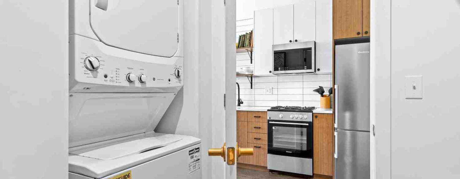 apartments in unit laundry