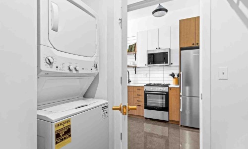 apartments in unit laundry