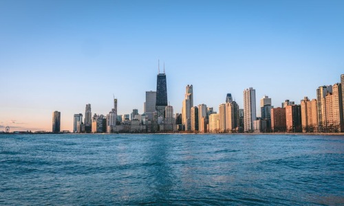 Chicago skyline - Chicago apartments with laundry Chicago skyline - Chicago apartments with laundry